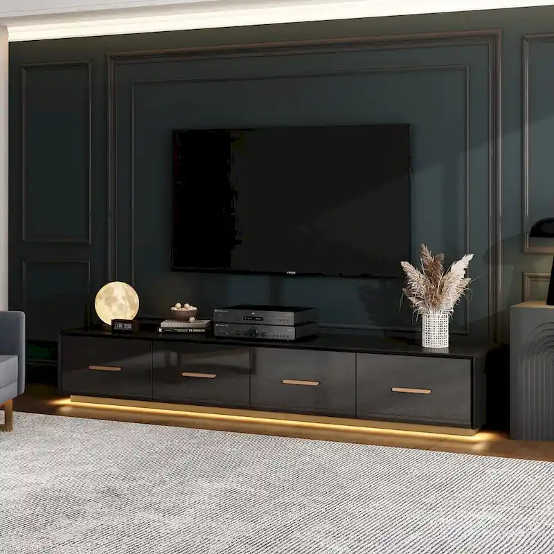 Sleek Floating Entertainment Unit Style Meets Function