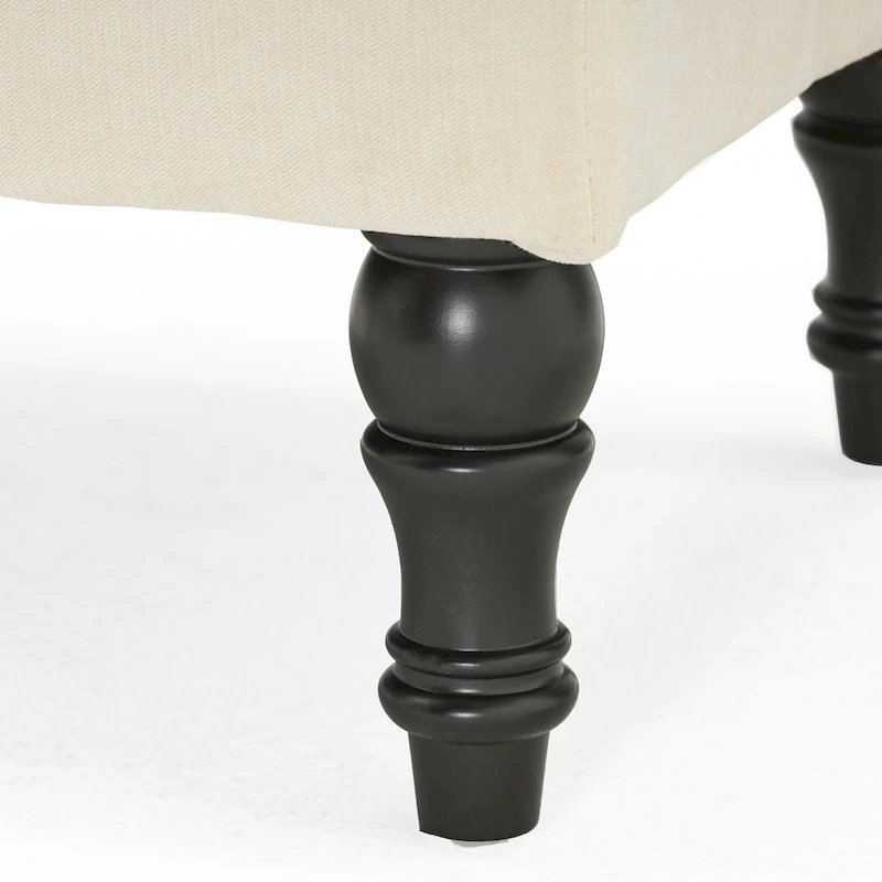 Jeremy Modern Tufted Fabric Pillow Top Ottoman by Christopher Knight Home