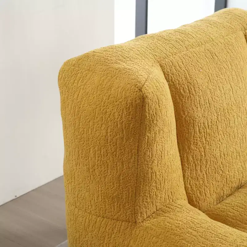 Fluffy bean bag chair, comfortable bean bag for adults, super soft lazy sofa chair with memory foam and ottoman, indoor modern focus bean bag chair