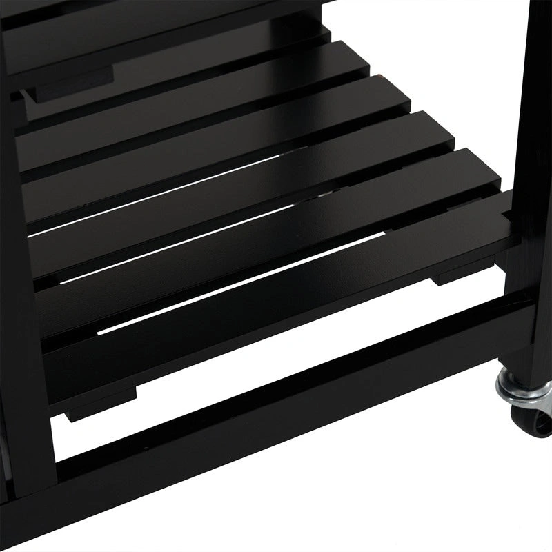 Three Drawers Three Layers Spray Paint Dining Car Kitchen Carts