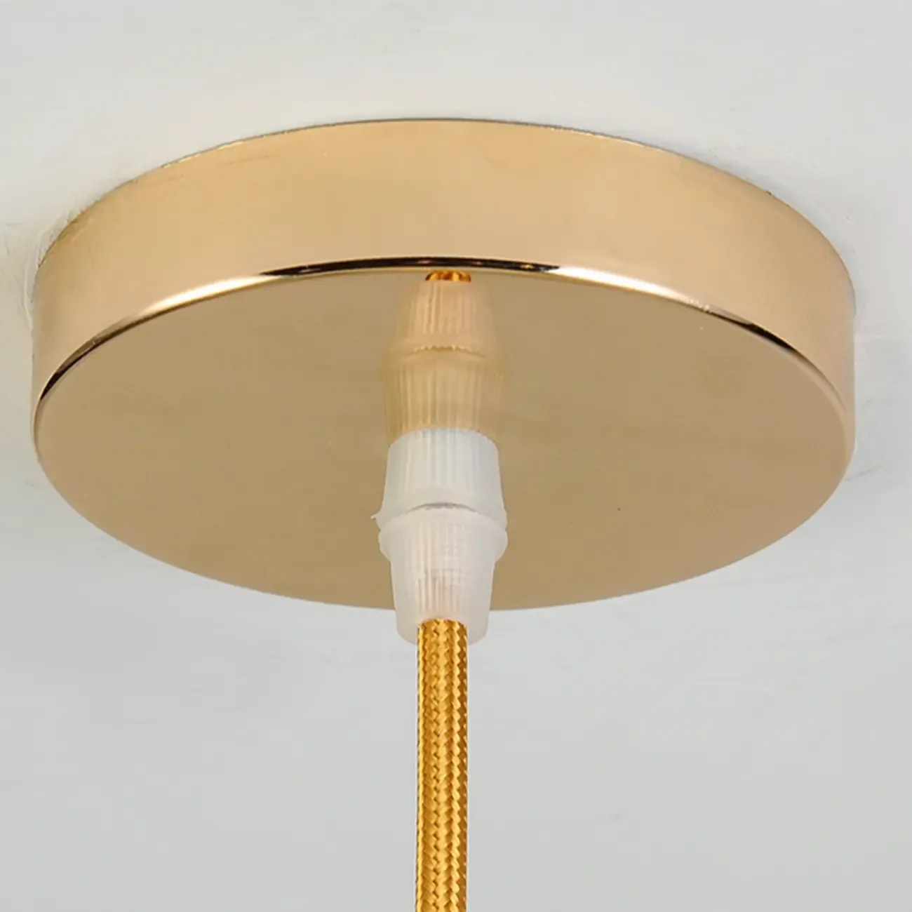 Art Deco Gold Metal Crystal Geometric Pendant Light