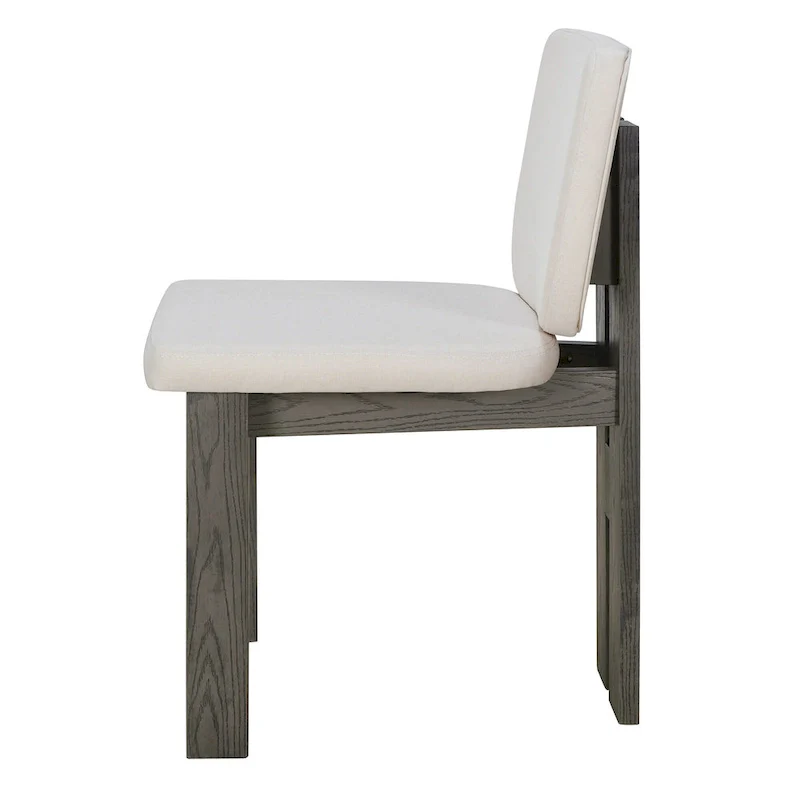 7-Piece Transitional Wooden Dining Set with Rectangular Table & 6 Chairs