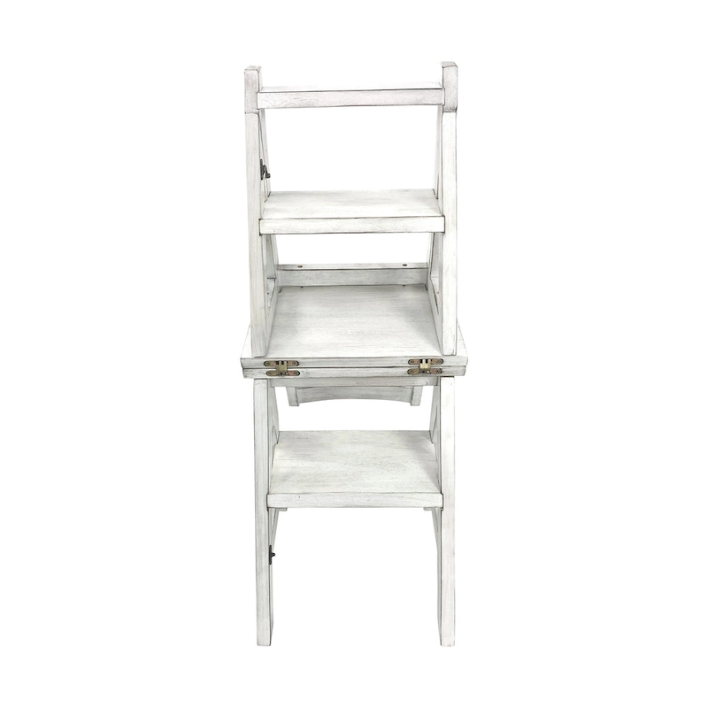 Carolina Living Folding Library Chair - Antique White