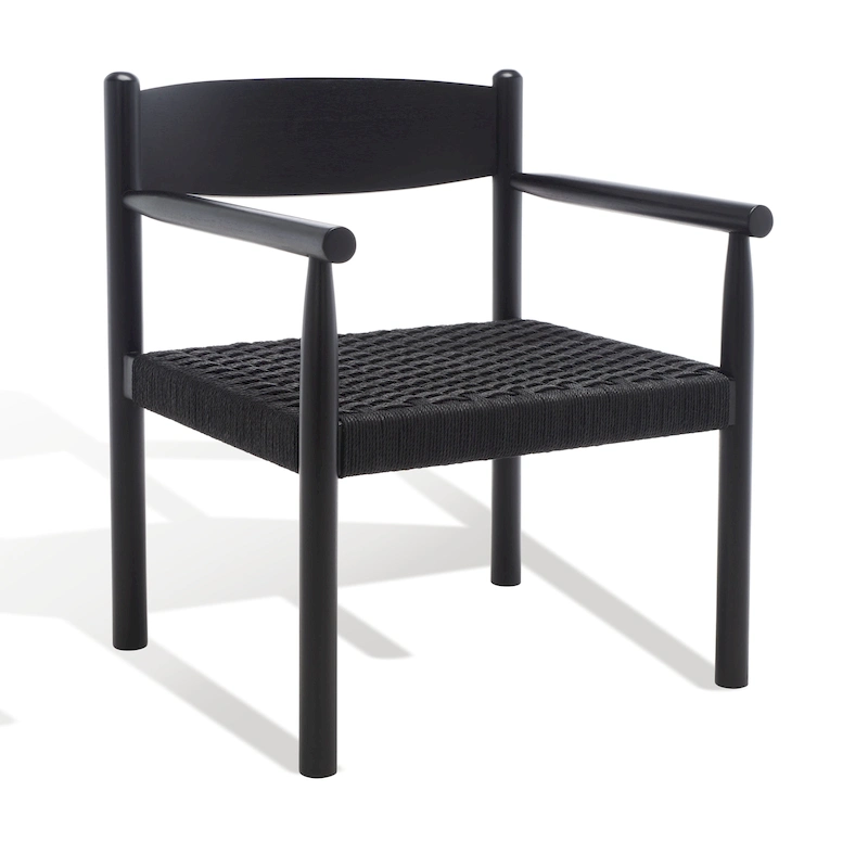 SAFAVIEH Couture Matisha Danish Rope Accent Chair - 24.75 W x 24.75 L x 30 H - 25Wx25Dx30H