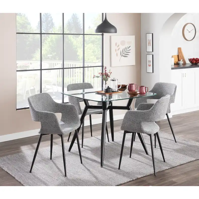 Carson Carrington Vallen Mid-Century Modern Chair (Set of 2)