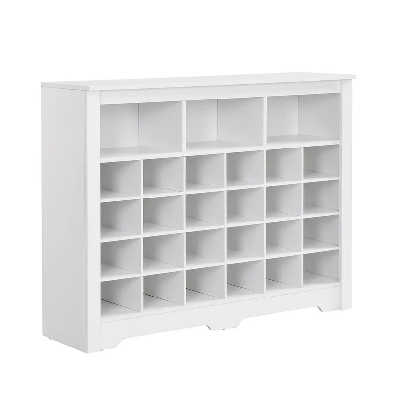 Merax Sleek Design 24 Shoe Cubby Console