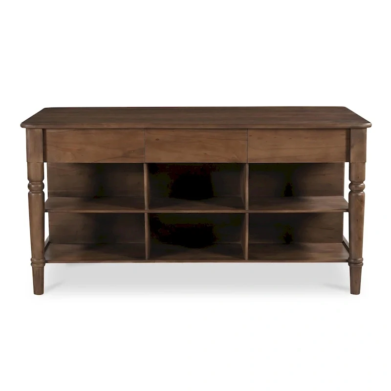 Cove, Wooden Kitchen Island with Storage - 72W x40.5D x36.5H
