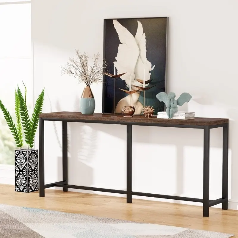 Extra Long Sofa Table, 70.9 inches Console Table Behind Couch/Sofa, Entrance Table/Bar Table