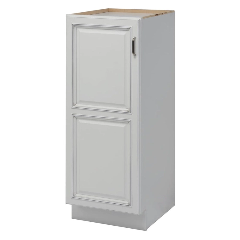 Sunny Wood Riley 48  Wood Floor Standing Bathroom Linen Tower Bottom