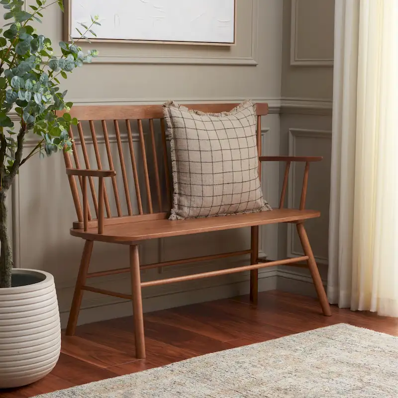 SAFAVIEH Gracija Spindleback Settee - 48 x 22.4 x 36 - 48W x 22D x 36H