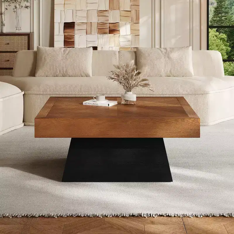 Christopher Knight Home Xena Mid-Century Modern Square Coffee Table