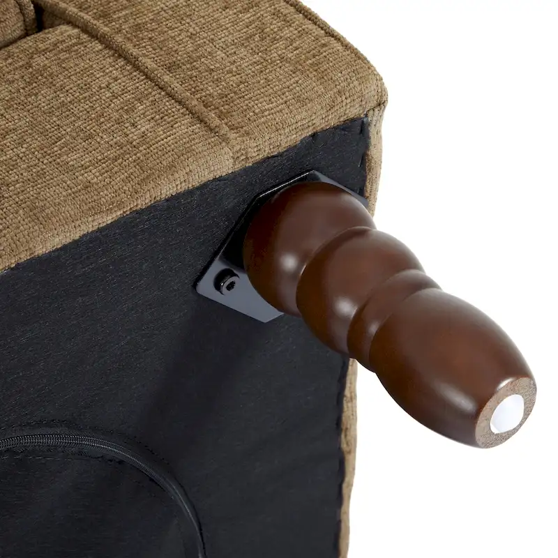 Button-Tufted Accent Chair Wingback Armchair - 38H