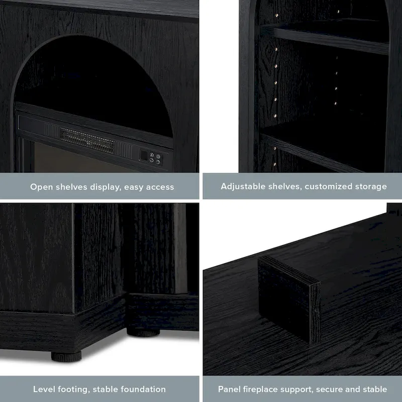 Blake Electric Fireplace Mantel TV Stand