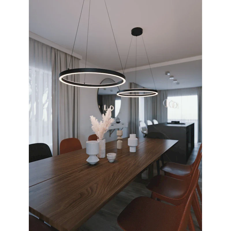 Glo 24  LED Pendant Light - 3000K - 23.75 Dia x 1.42 H