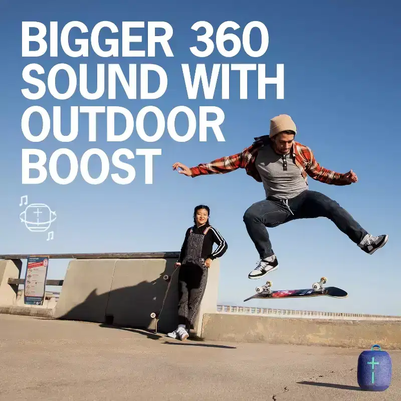 ULTIMATE EARS WONDERBOOM 2 EXC Portable Wireless Bluetooth Speaker,