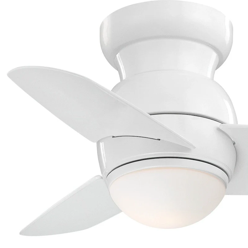Minka Aire Spacesaver White 3 Blade 26 Inch LED Ceiling Fan