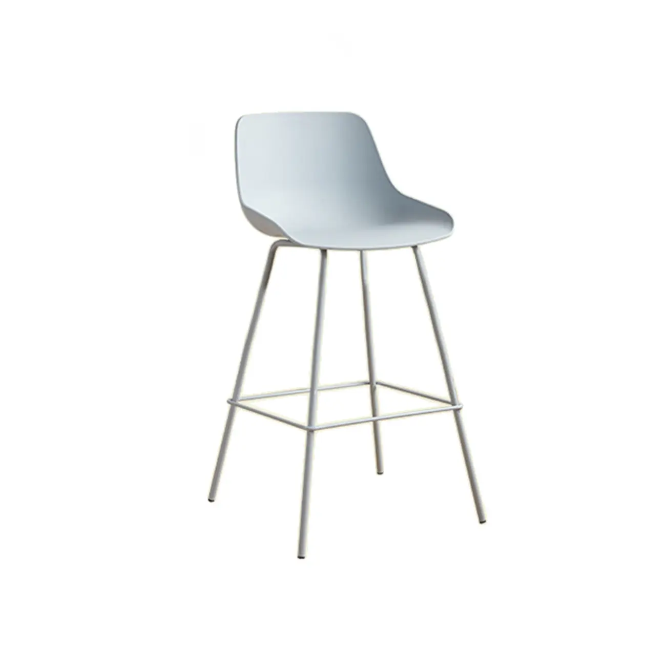 Modern Minimalist Metal Sleek Design Bar Stool