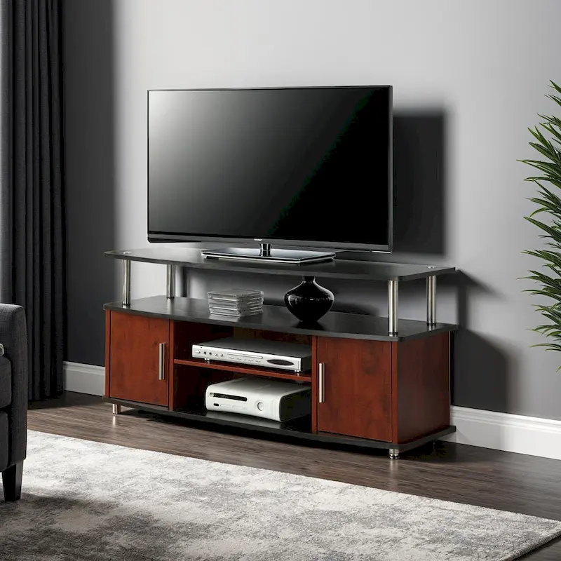 Convenience Concepts Designs2Go Monterey 55 inch TV Stand with Cabinets and Shelves