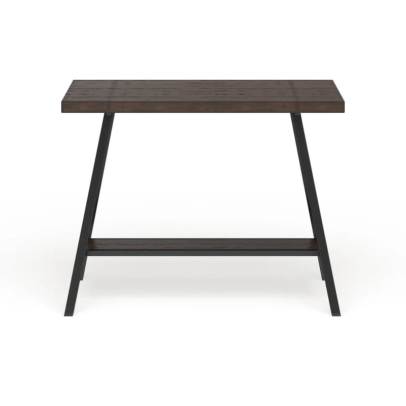 Industrial Weathered Oak 47-inch Wide Wood Top Counter Height Table by Furniture of America