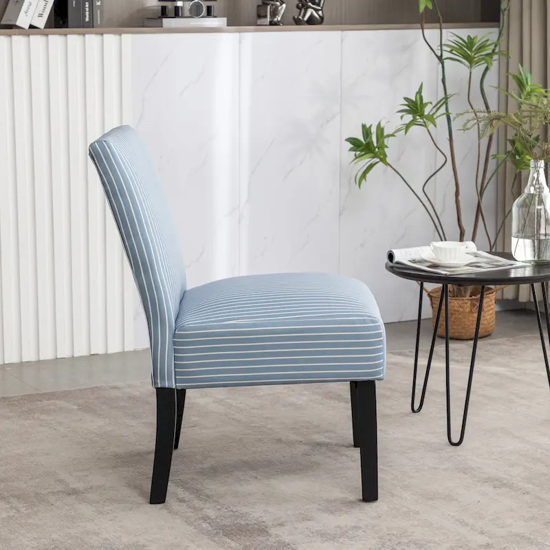 Roundhill Furniture Botticelli Upholstered Slipper Accent Chair