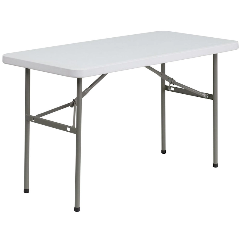 4-Foot Plastic Folding Table - Banquet / Event Folding Table