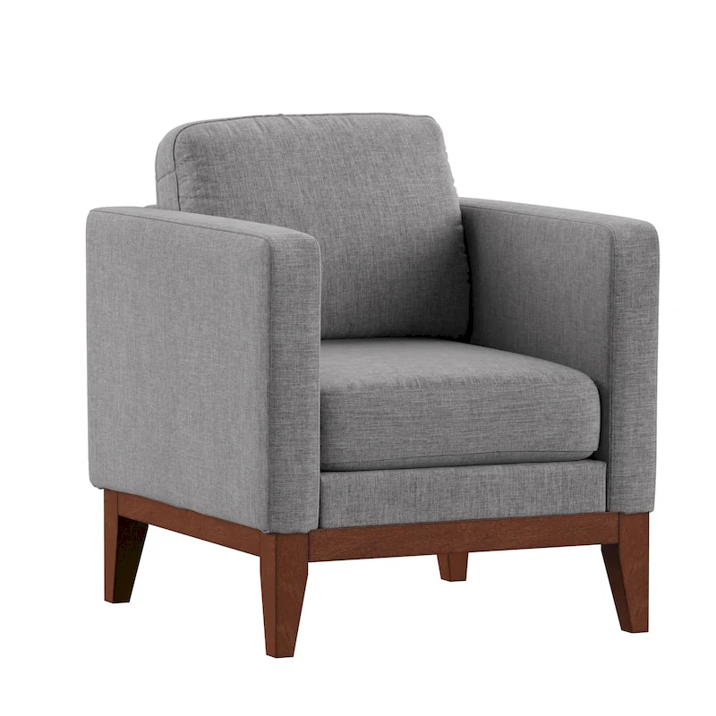 Vail Linen Upholstered Accent Chair by iNSPIRE Q Modern