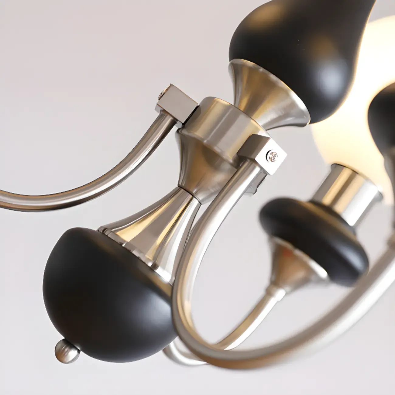 Adjustable Modern Green Globe Chandelier