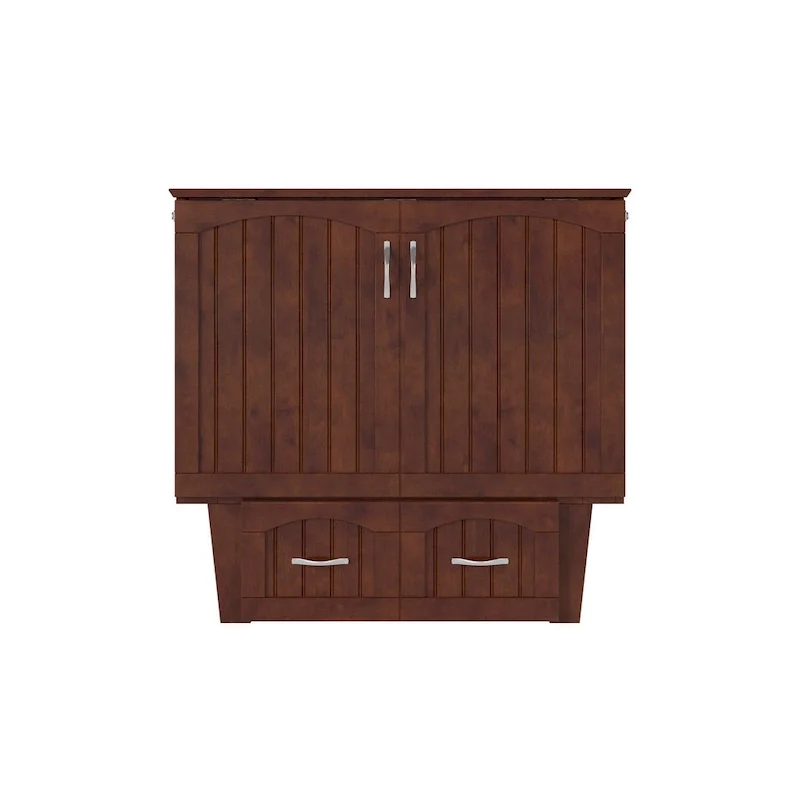 Sydney Twin Murphy Bed Chest with 6 inch Mattress