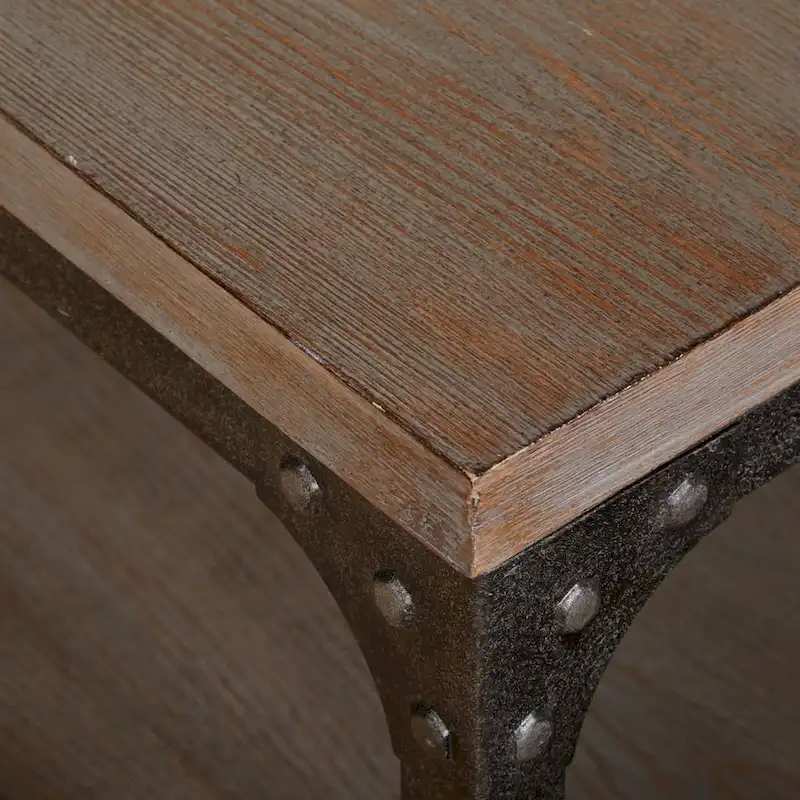 Grey Industrial Style Coffee Table, Seats 1