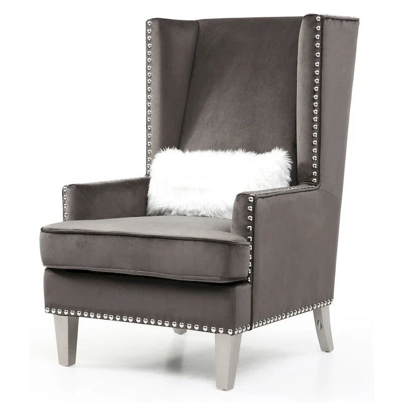 Wilshire Velvet Accent Chair