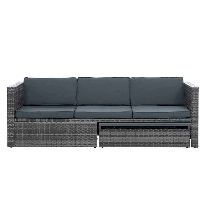 5 Set Wicker Furniture,Patio Furniture,Seasonal PE Wicker Furniture