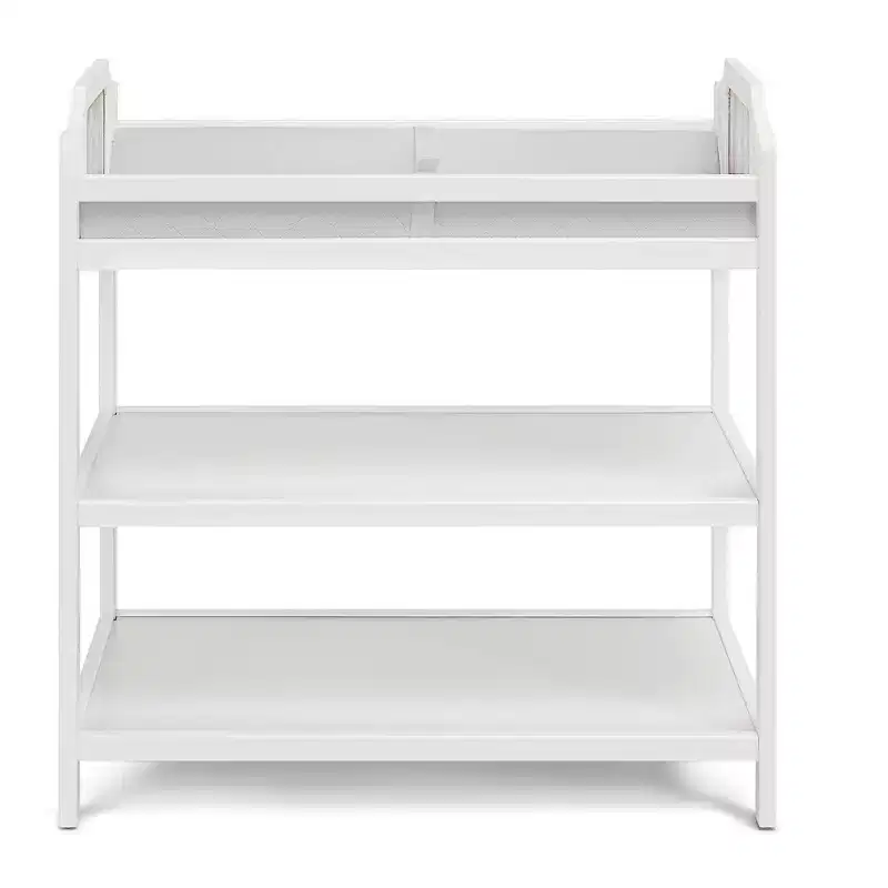 Brees Changing Table White/Graystone