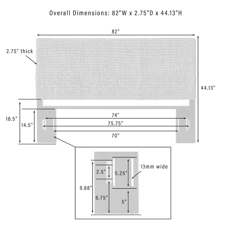 Crosley Edgewater King Headboard