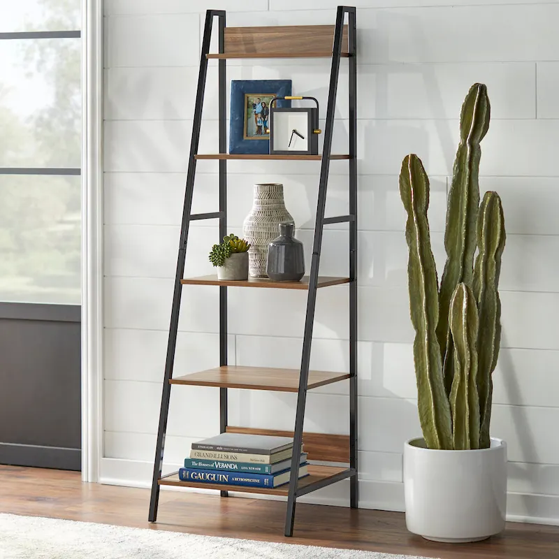 Simple Living Denton Ladder Desk and Bookshelf 3-Piece Set