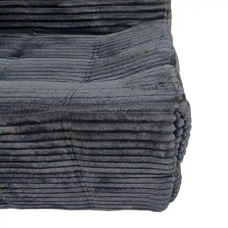 75 Foam 3-Seat Sofa with No Assembly, Space-Saving Design, and Easy Setup