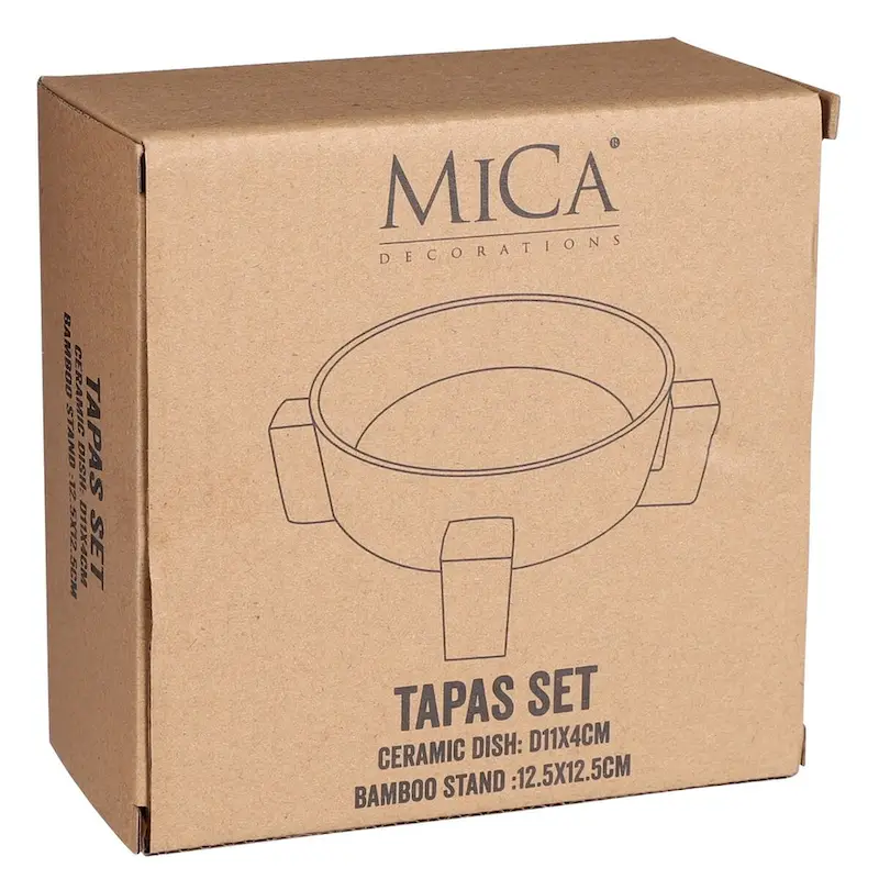 Lasio Ceramic Tapas Set 4.3 Dia Black- A - A