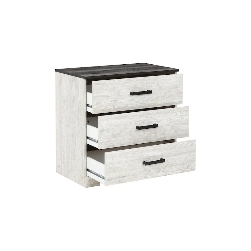 Contrasting Woodgrain Chest of Drawers