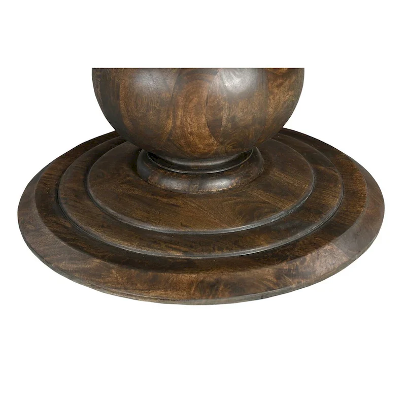 Willow 60 Round Solid Wood Pedestal Dining Table - Beige