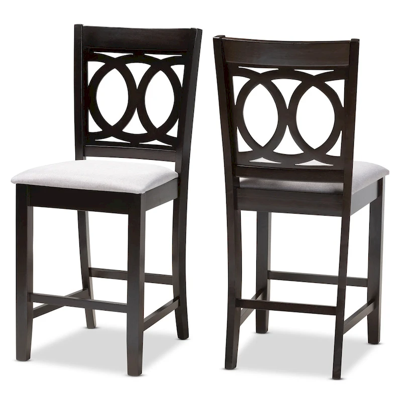 Modern and Contemporary Counter Stool 2-Piece Set