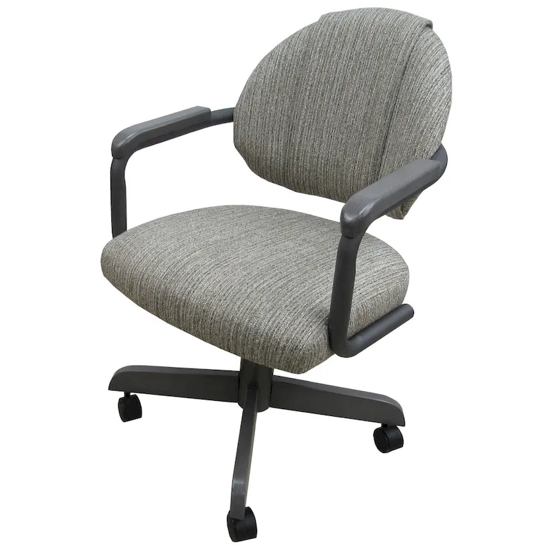 Swivel Tilt Kitchen Caster Chair with Wheels M-79 - 18 inch Seat