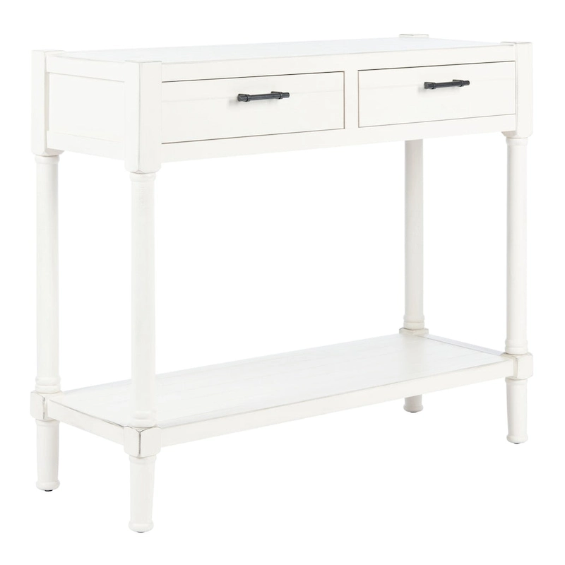 SAFAVIEH Phillis 2-Drawer Console Table - 35.5 W x 13 L x 29.5 H - 36Wx13Dx30H