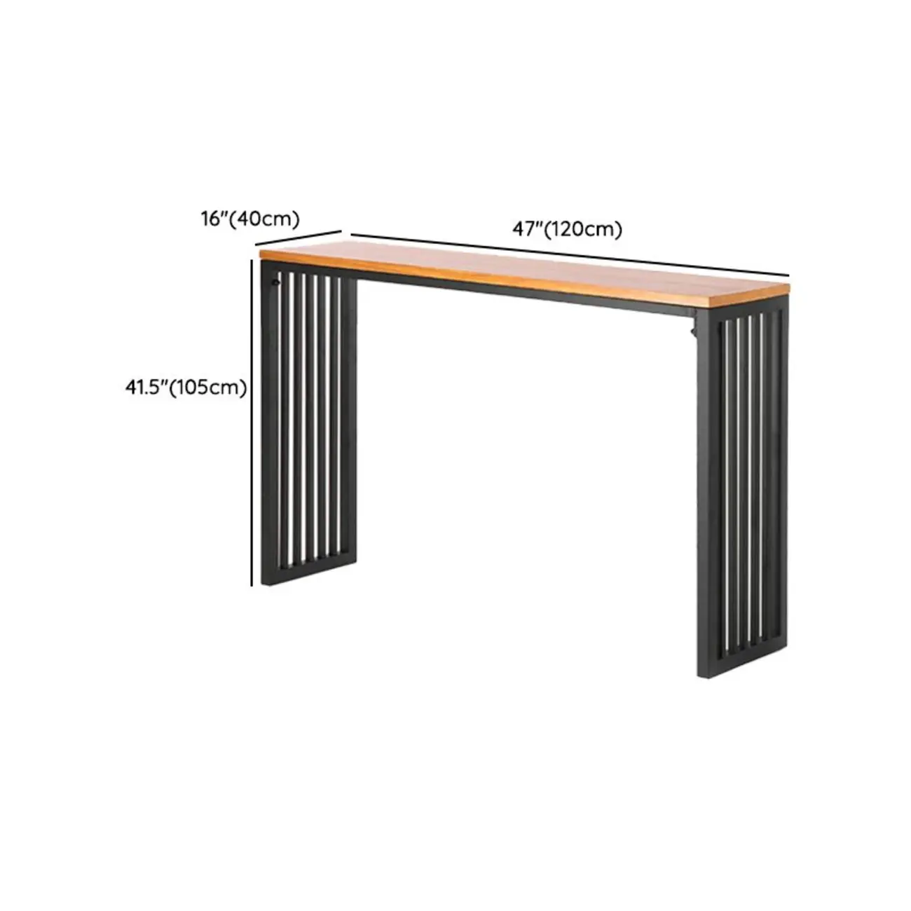 Modern Natural Pine Fixed Top Bar Tables
