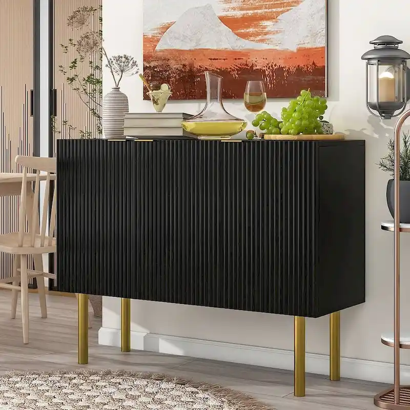 47 Modern Simple Luxury Style with Adjustable Shelves Buffet/Sideboard