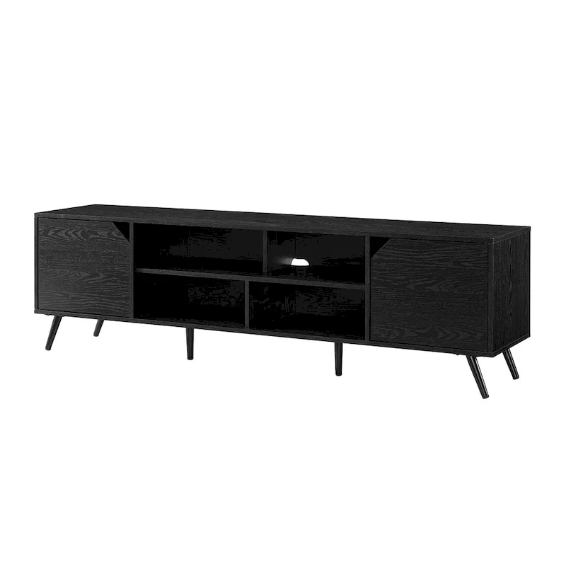 70-inch TV Stand with Storage Cabinets for Living Room