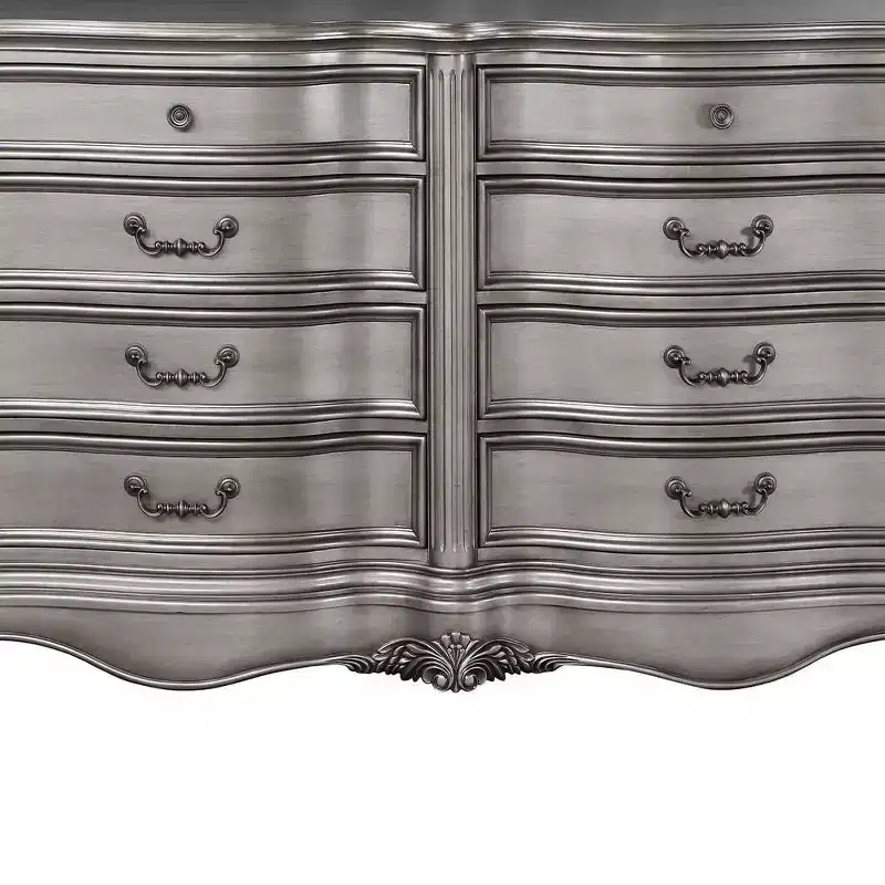 Acme Furniture Ariadne 8-Drawer Dresser Antique Platinum Finish
