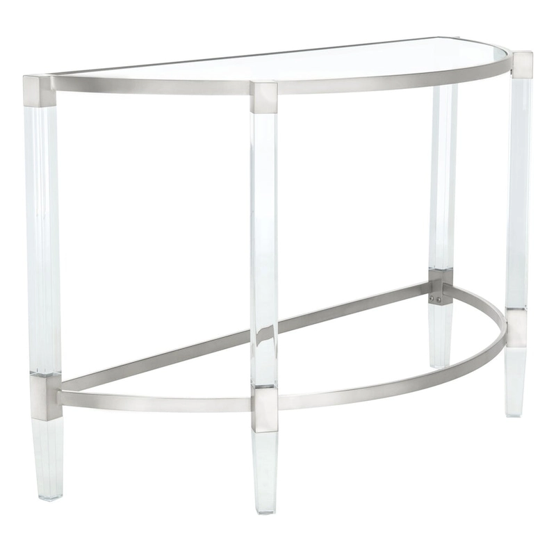 SAFAVIEH Couture Gunel Acrylic Console Table - 47.2 W x 17.7 L x 28.7 H - 47Wx18Dx29H
