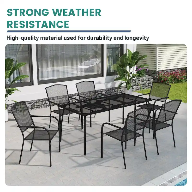 Rectangular iron mesh table, 65 x31.5