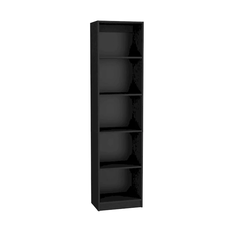 2-Piece Bookcase Set – Wide 5-Shelf and Narrow 4-Shelf