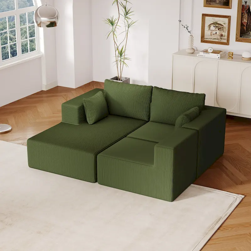 108.3Inch Modular L Shaped Sectional Sofa Couch with Chaise Lounge
