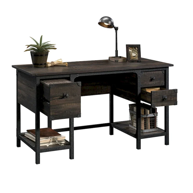Steel River Double Ped Desk